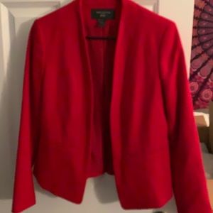 Red blazer; formal; excellent condition